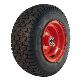 luchtband + wiel 16×6.50-8 V-3502 4PR + 5.50Bx8H2 ET0 NL100 staal rood